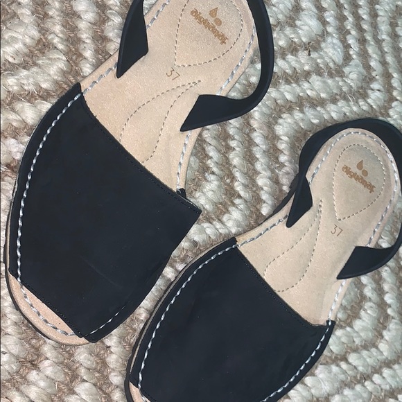 Black Espadrilles Sandals from Spain - Picture 2 of 2